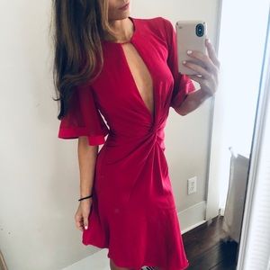 Raspberry pink Lulu’s dress
